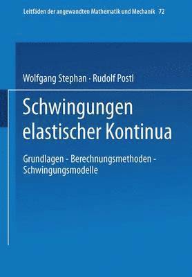 bokomslag Schwingungen elastischer Kontinua