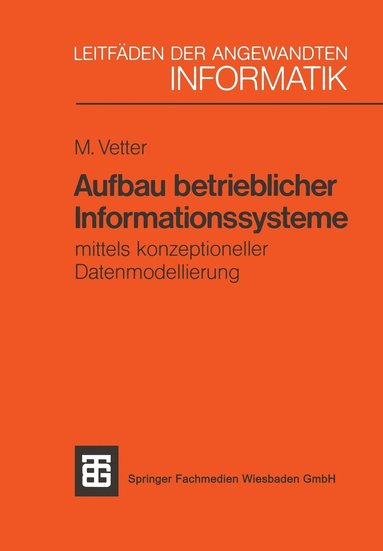 bokomslag Aufbau betrieblicher Informationssysteme