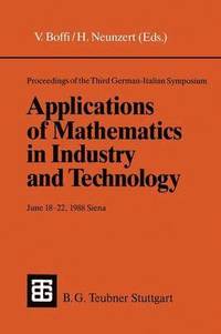 bokomslag Proceedings of the Third German-Italian Symposium Applications of Mathematics in Industry and Technology