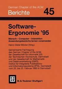 bokomslag Software-Ergonomie 95