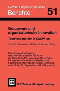 bokomslag Groupware und organisatorische Innovation