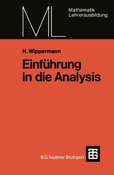 Heinrich Wippermann - Einführung in die Analysis, Häftad