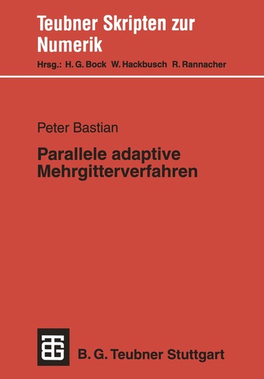 bokomslag Parallele adaptive Mehrgitterverfahren