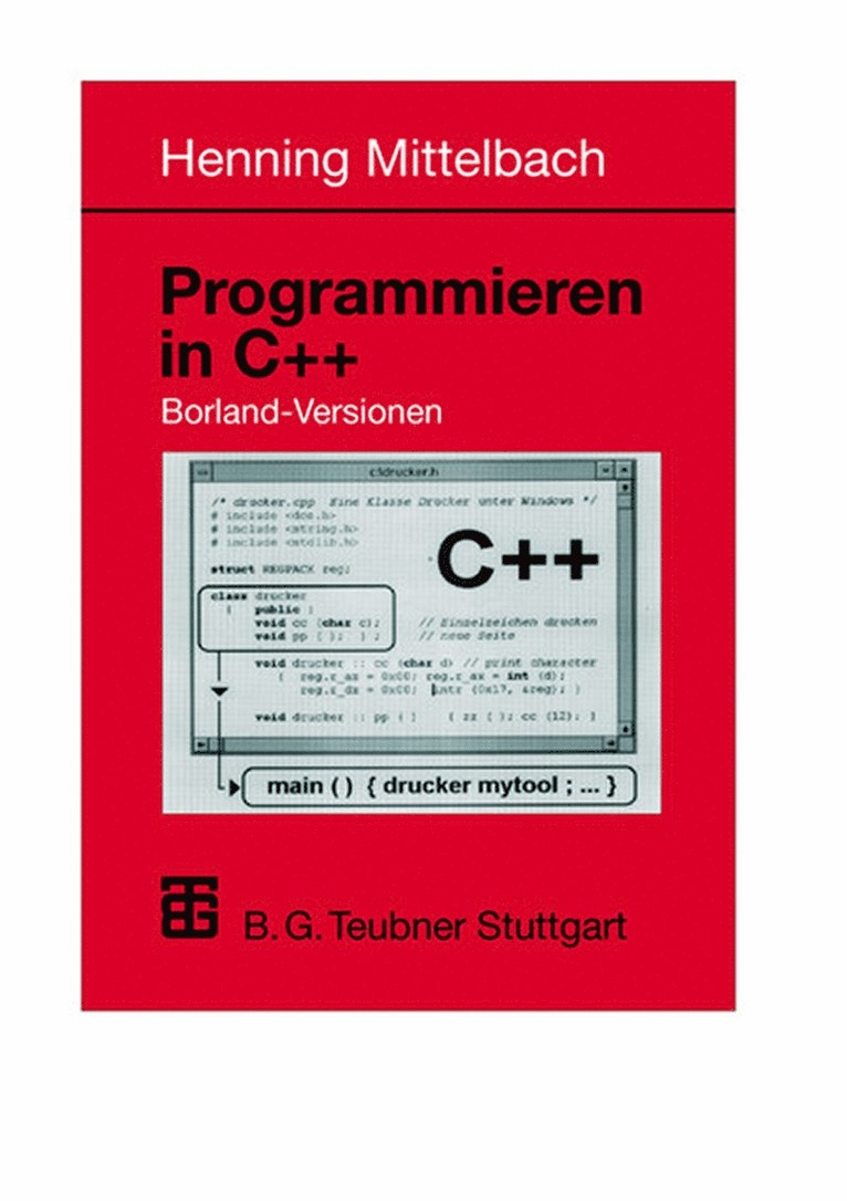 Henning Mittelbach - Programmieren in C++ Borland-Versionen, Häftad