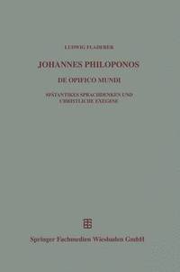 bokomslag Johannes Philoponos
