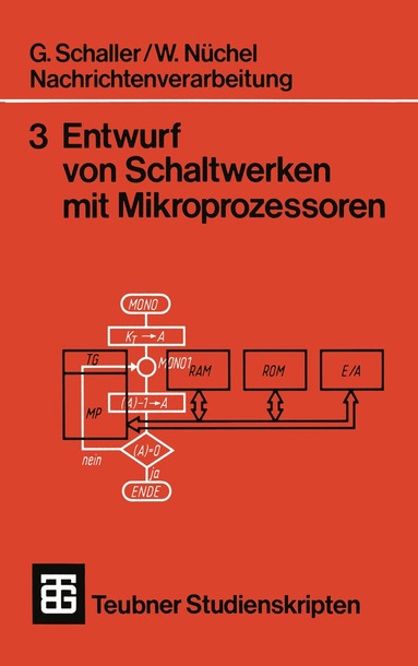 bokomslag Nachrichtenverarbeitung Entwurf von Schaltwerken mit Mikroprozessoren