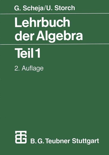 bokomslag Lehrbuch der Algebra