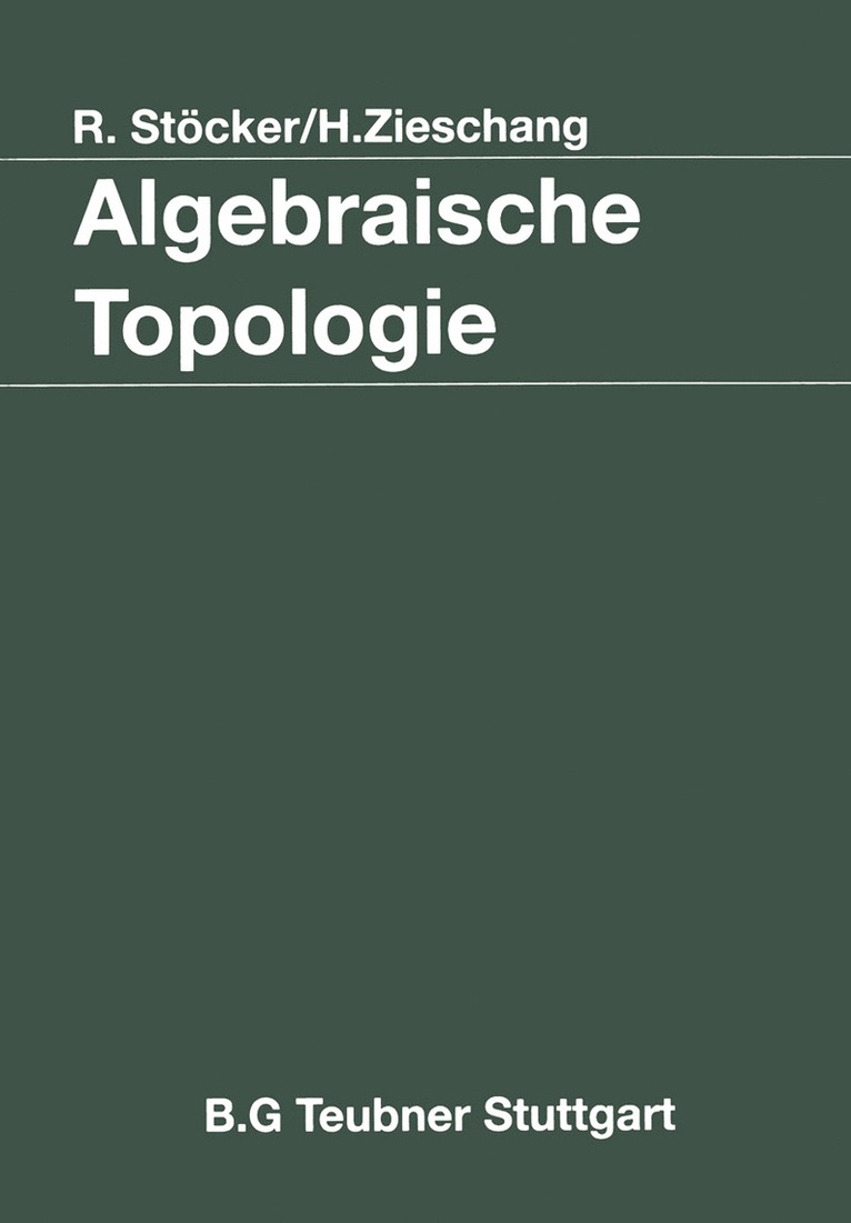 Algebraische Topologie 1