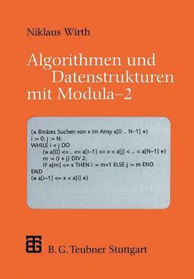 bokomslag Algorithmen und Datenstrukturen mit Modula - 2