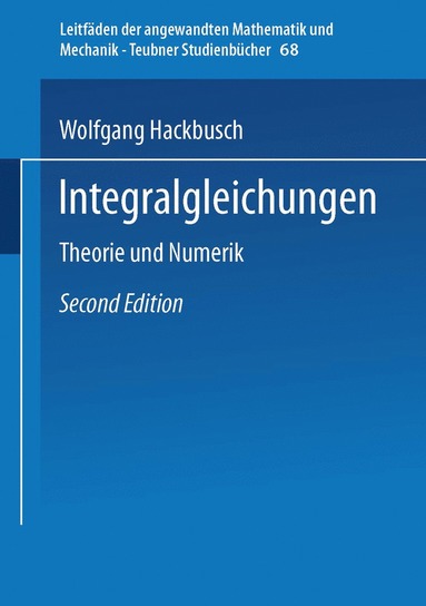 bokomslag Integralgleichungen