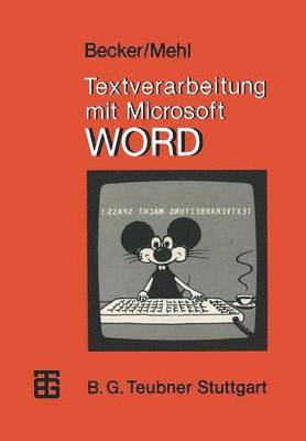 bokomslag Textverarbeitung mit Microsoft WORD