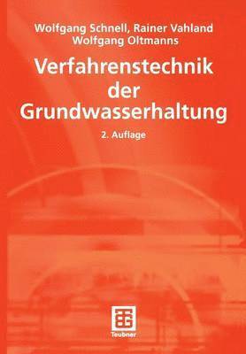 bokomslag Verfahrenstechnik der Grundwasserhaltung