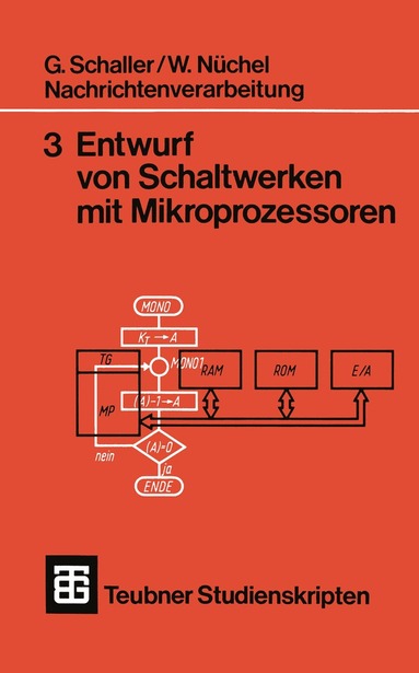 bokomslag Nachrichtenverarbeitung Entwurf von Schaltwerken mit Mikroprozessoren