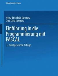 bokomslag Einfhrung in die Programmierung mit PASCAL