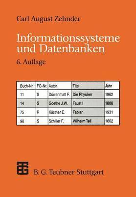 bokomslag Informationssysteme und Datenbanken