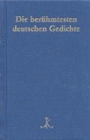 bokomslag Die berühmtesten deutschen Gedichte