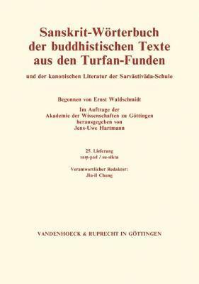 Jens-Uwe Hartmann - Sanskrit-Worterbuch der buddhistischen Texte aus den Turfan-Funden. Lieferung 25, Häftad