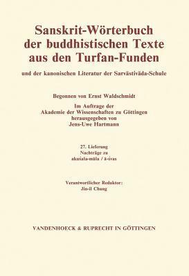 bokomslag Sanskrit-Worterbuch der buddhistischen Texte aus den Turfan-Funden. Lieferung 27
