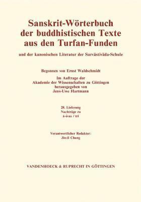 bokomslag Sanskrit-Worterbuch der buddhistischen Texte aus den Turfan-Funden. Lieferung 28
