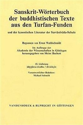 bokomslag Sanskrit-Worterbuch der buddhistischen Texte aus den Turfan-Funden. Lieferung 15