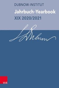 bokomslag Jahrbuch des Dubnow-Instituts /Dubnow Institute Yearbook XIX 2020/2021