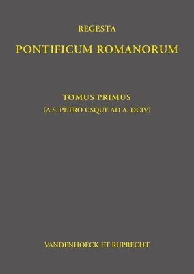 bokomslag Regesta Pontificum Romanorum