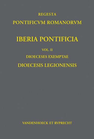 Santiago Dominguez Sánchez - Iberia Pontificia Vol. II: Dioeceses Exemptae, Inbunden
