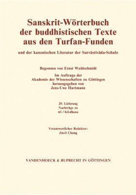 Vandenhoeck & Ruprecht Verlage, Jens-Uwe Hartmann - Sanskrit-Worterbuch der buddhistischen Texte aus den Turfan-Funden. Lieferung 29, Häftad