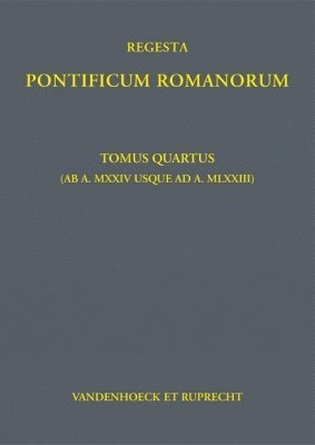 bokomslag Regesta Pontificum Romanorum