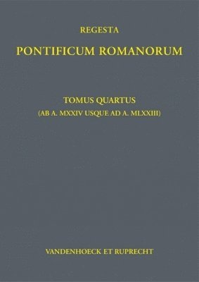 Philipp Jaffé, Philipp Jaffe, Klaus Herbers, Prof. Dr. Klaus Herbers - Regesta Pontificum Romanorum, Inbunden