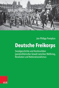 bokomslag Deutsche Freikorps: Sozialgeschichte Und Kontinuitaten (Para)Militarischer Gewalt Zwischen Weltkrieg, Revolution Und Nationalsozialismus