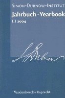 Dan Diner - Jahrbuch des Simon-Dubnow-Instituts / Simon Dubnow Institute Yearbook III/2004, Inbunden