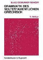 bokomslag Grammatik des neutestamentlichen Griechisch