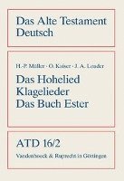 bokomslag Das Hohelied, Klagelieder, Das Buch Ester