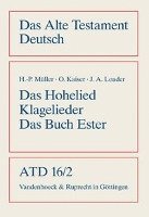 Das Hohelied, Klagelieder, Das Buch Ester 1