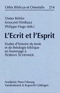 bokomslag L'Ecrit et l'Esprit