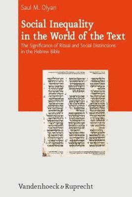 Saul M. Olyan - Social Inequality in the World of the Text, Inbunden
