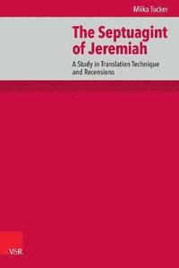 bokomslag The Septuagint of Jeremiah