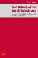 bokomslag Text History of the Greek Ecclesiastes
