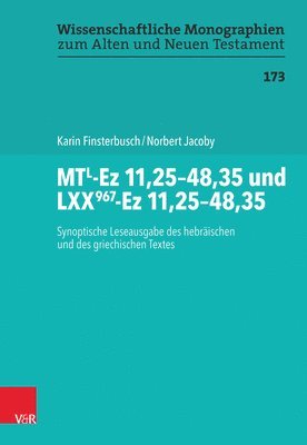 bokomslag MTL-Ez 11,25-48,35 und LXX967-Ez 11,25-48,35