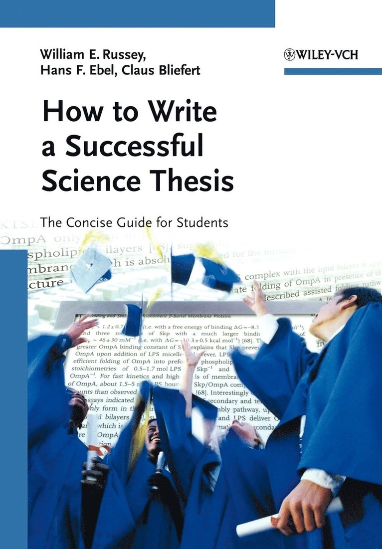 How to Write a Successful Science Thesis