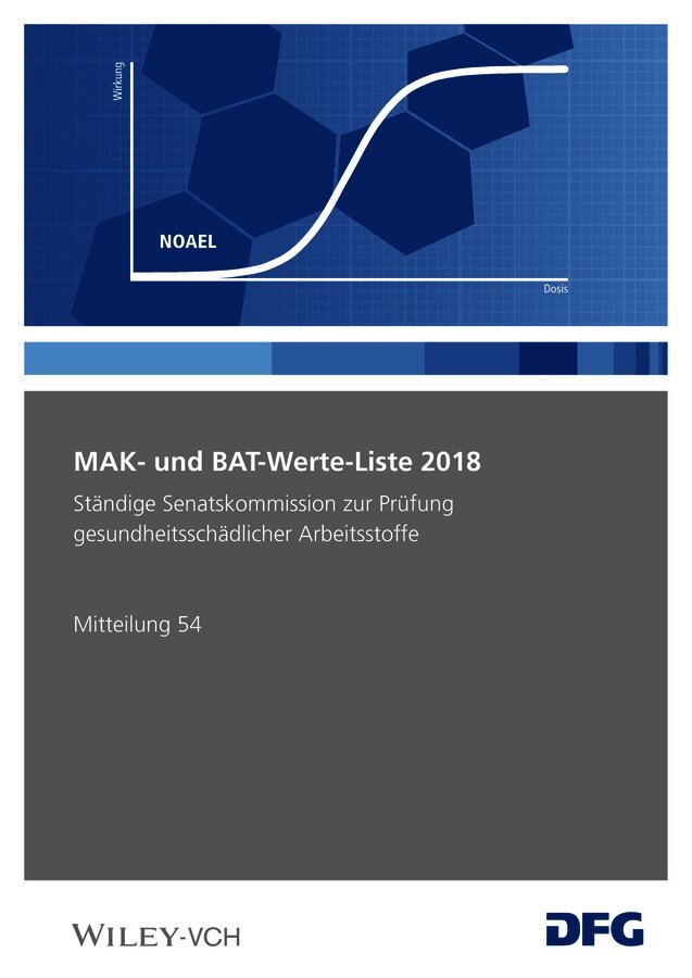 MAK– und BAT–Werte–Liste 2018