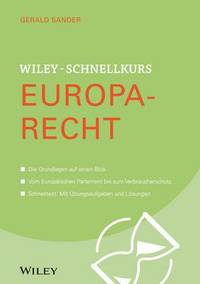 bokomslag Wiley-Schnellkurs Europarecht