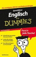 bokomslag Sprachfhrer Englisch fr Dummies Das Pocketbuch
