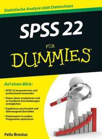 bokomslag SPSS 22 fr Dummies