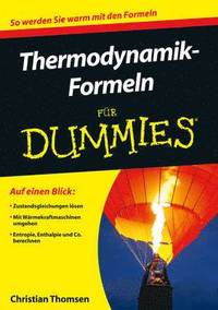 bokomslag Thermodynamik-Formeln fr Dummies
