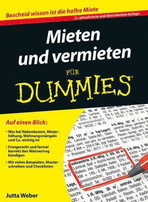 bokomslag Mieten und Vermieten fur Dummies 2e