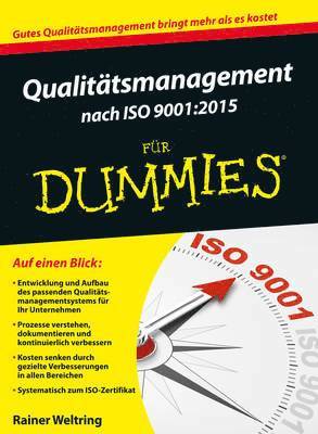 Qualittsmanagement nach ISO 9001-2015 fr Dummies 1