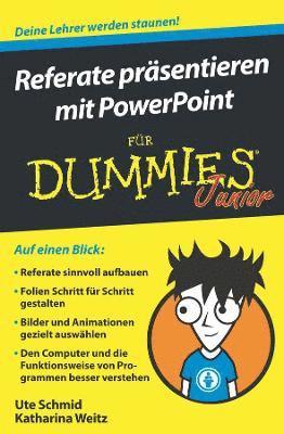 bokomslag Referate prsentieren mit PowerPoint fr Dummies Junior