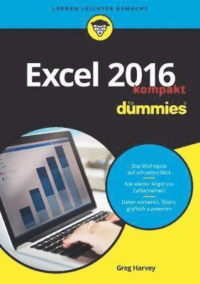 bokomslag Excel 2016 fr Dummies kompakt